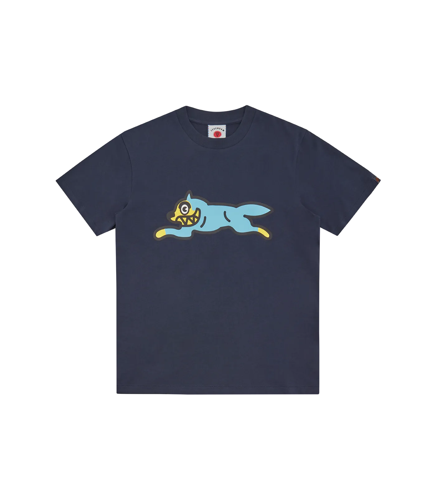 RUNNING DOG T-SHIRT - NAVY