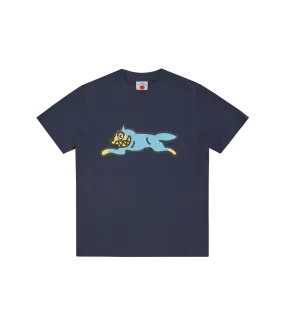 RUNNING DOG T-SHIRT - NAVY