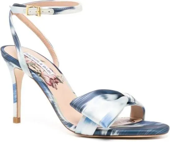 Sachin & Babi Chelsea 90mm bow-detail sandals Blue