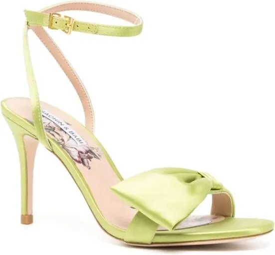 Sachin & Babi Chelsea 90mm bow-detail sandals Green