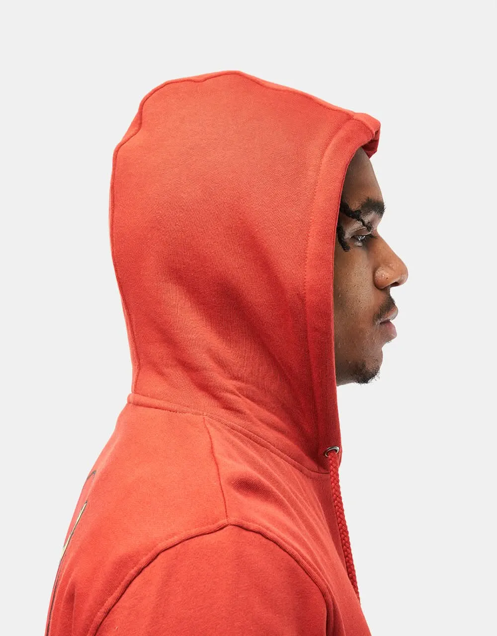 Santa Cruz Classic Dot Chest Pullover Hoodie - Dark Rust