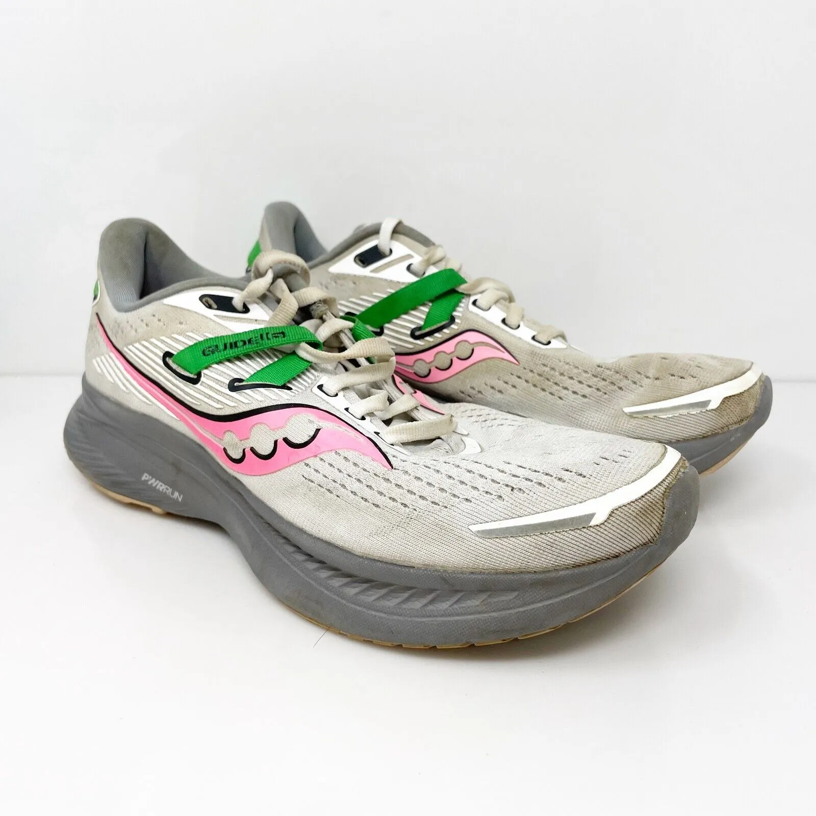 Saucony Womens Guide 16 S10810-85 White Running Shoes Sneakers Size 8