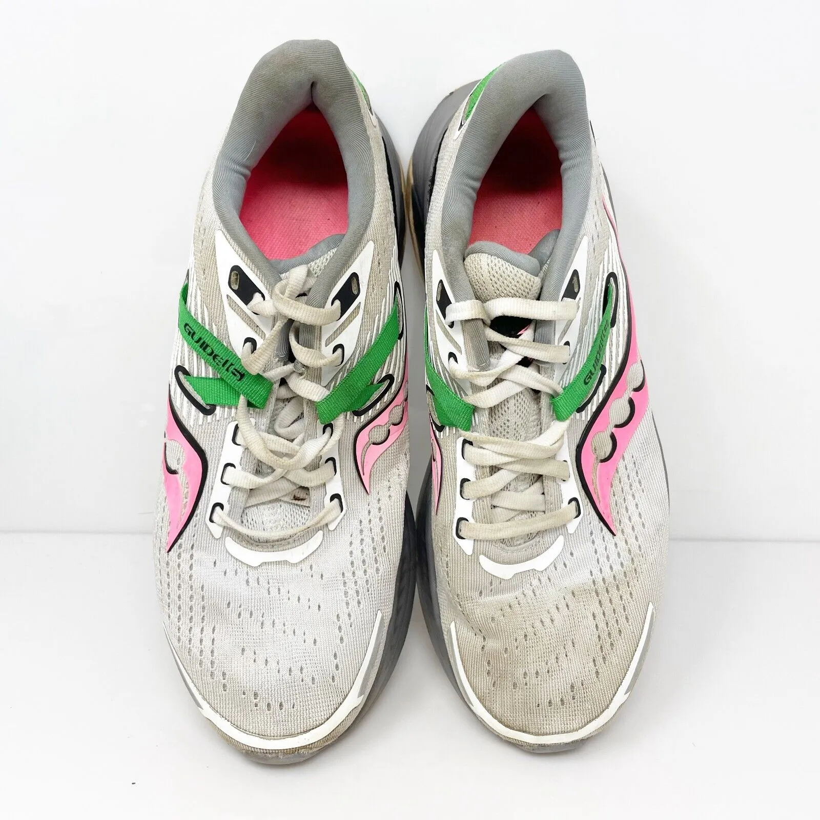 Saucony Womens Guide 16 S10810-85 White Running Shoes Sneakers Size 8