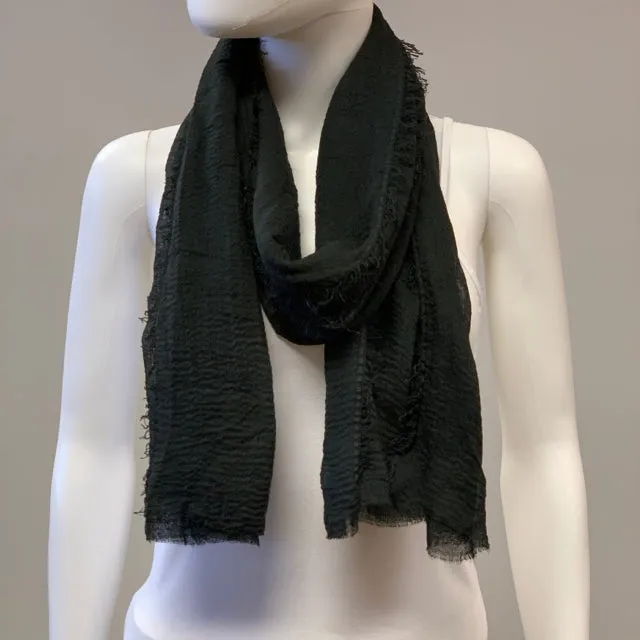 Scarf Cotton-Gauze Wrinkle