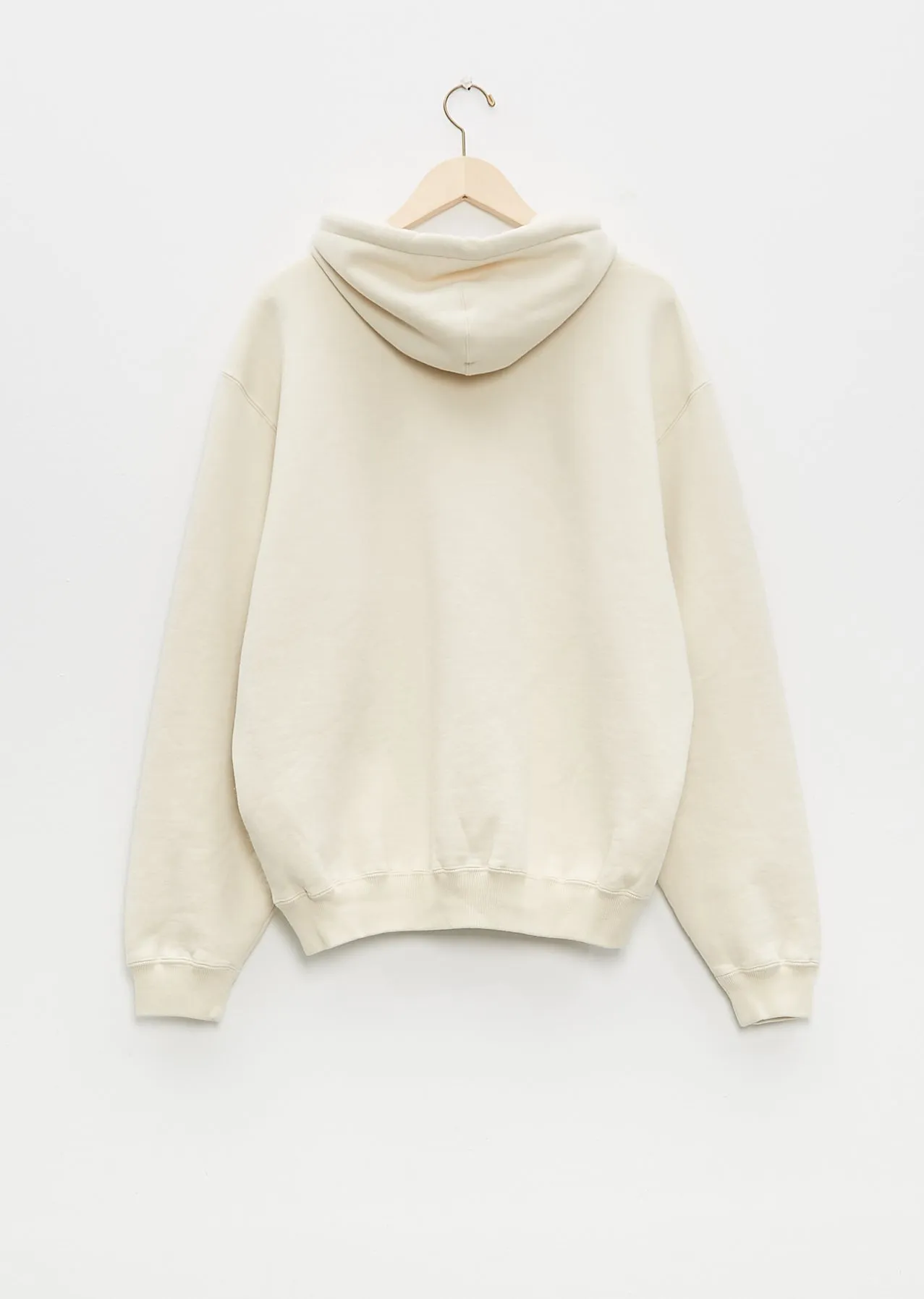 Smooth Soft Sweat P/O Parka — Ivory