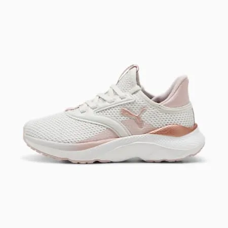 Soft Mayve Running Shoes - Girls 4-8 years | Feather Gray-Mauve Mist-Rose Gold | PUMA Exclusion List | PUMA 