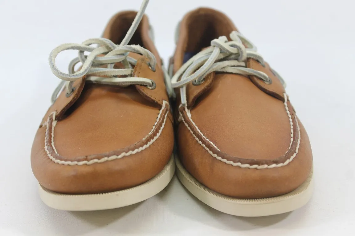 Sperry-Top Sider Authentic Original Women's Tan/Cream Boat Shoes 11M (ZAP12472)