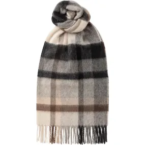 Stepping Check Cashmere Scarf