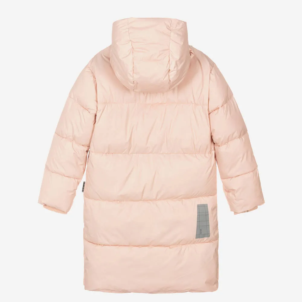 Teen Girls Pink Puffer Coat