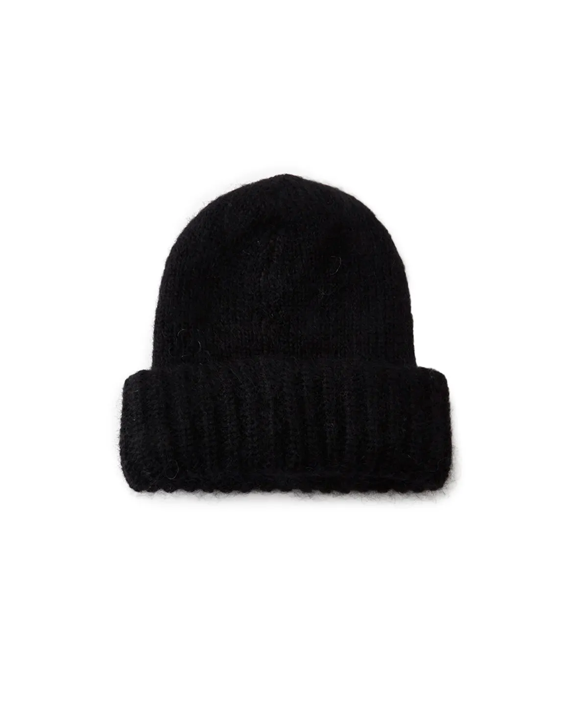 Teurn Studios Mohair Beanie Black