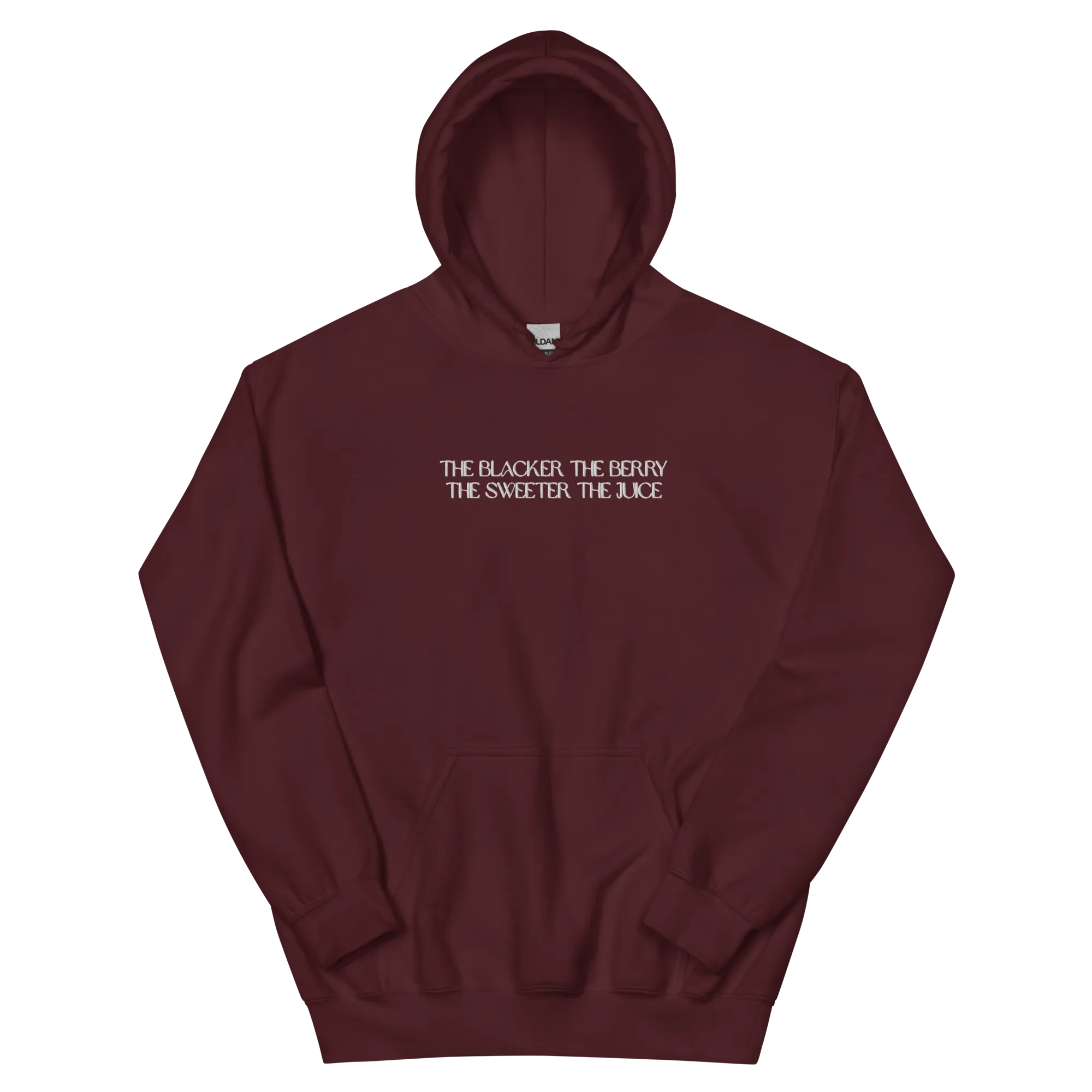 The Blacker the Berry... Embroidered Hoodie