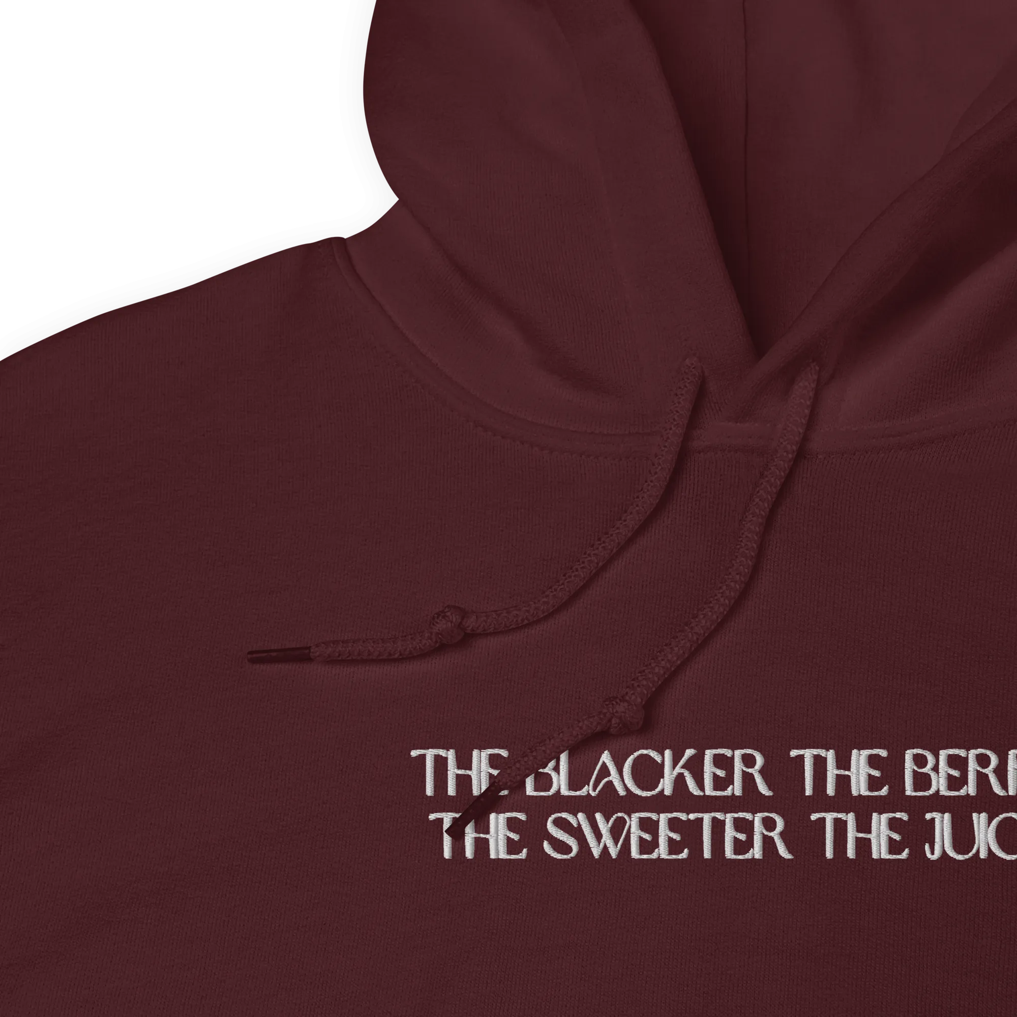 The Blacker the Berry... Embroidered Hoodie