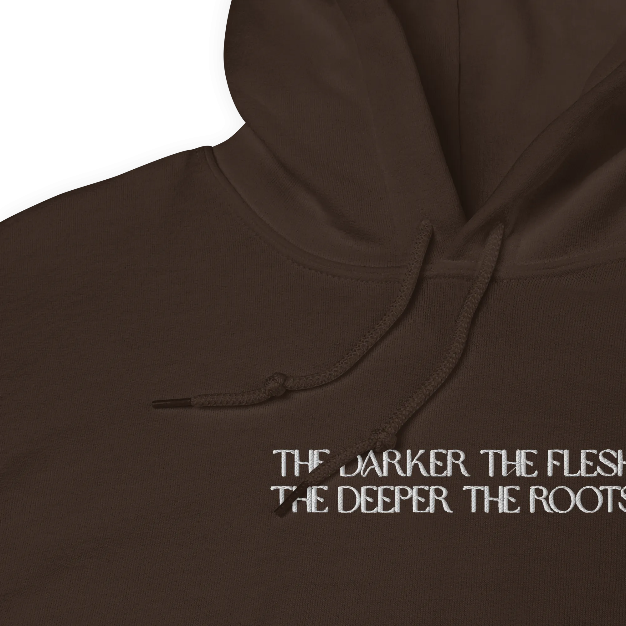 The Darker the Flesh... Embroidered Hoodie