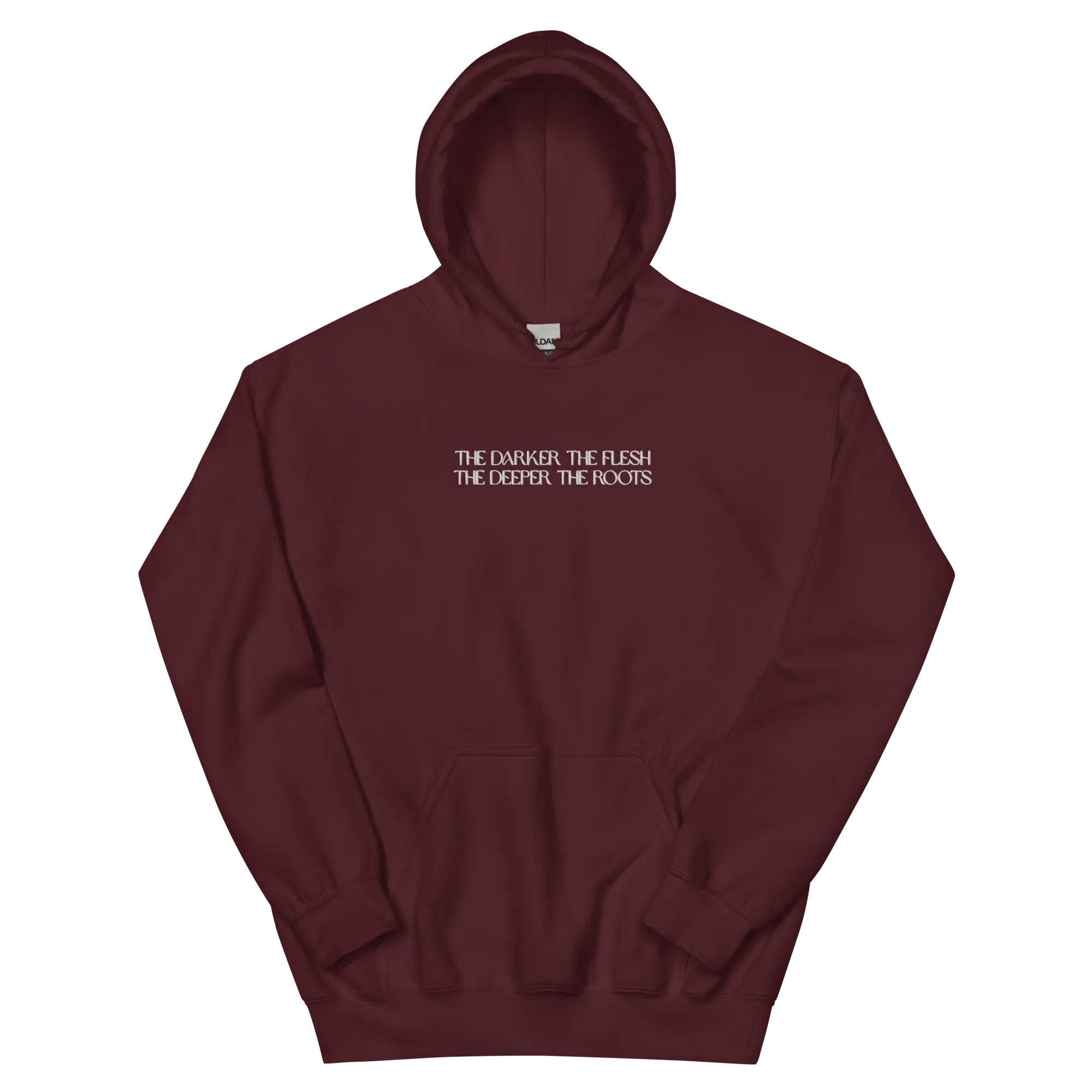 The Darker the Flesh... Embroidered Hoodie