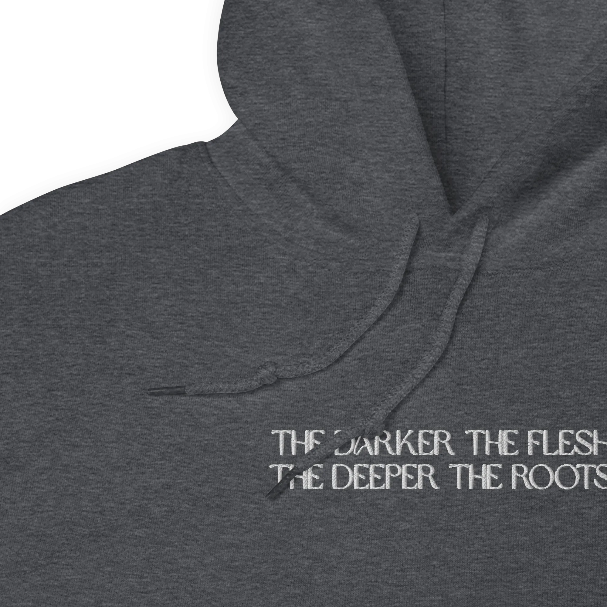 The Darker the Flesh... Embroidered Hoodie