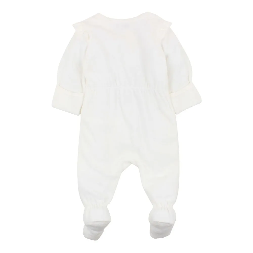 Tilly Velour Emb Romper