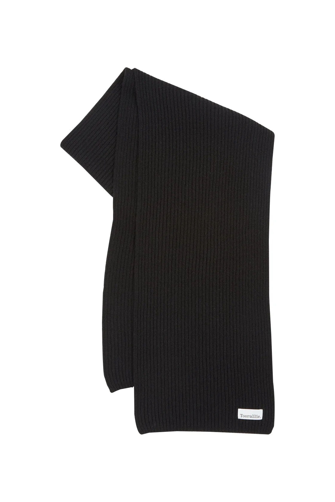 Toorallie Heavy Gauge Rib Scarf Black