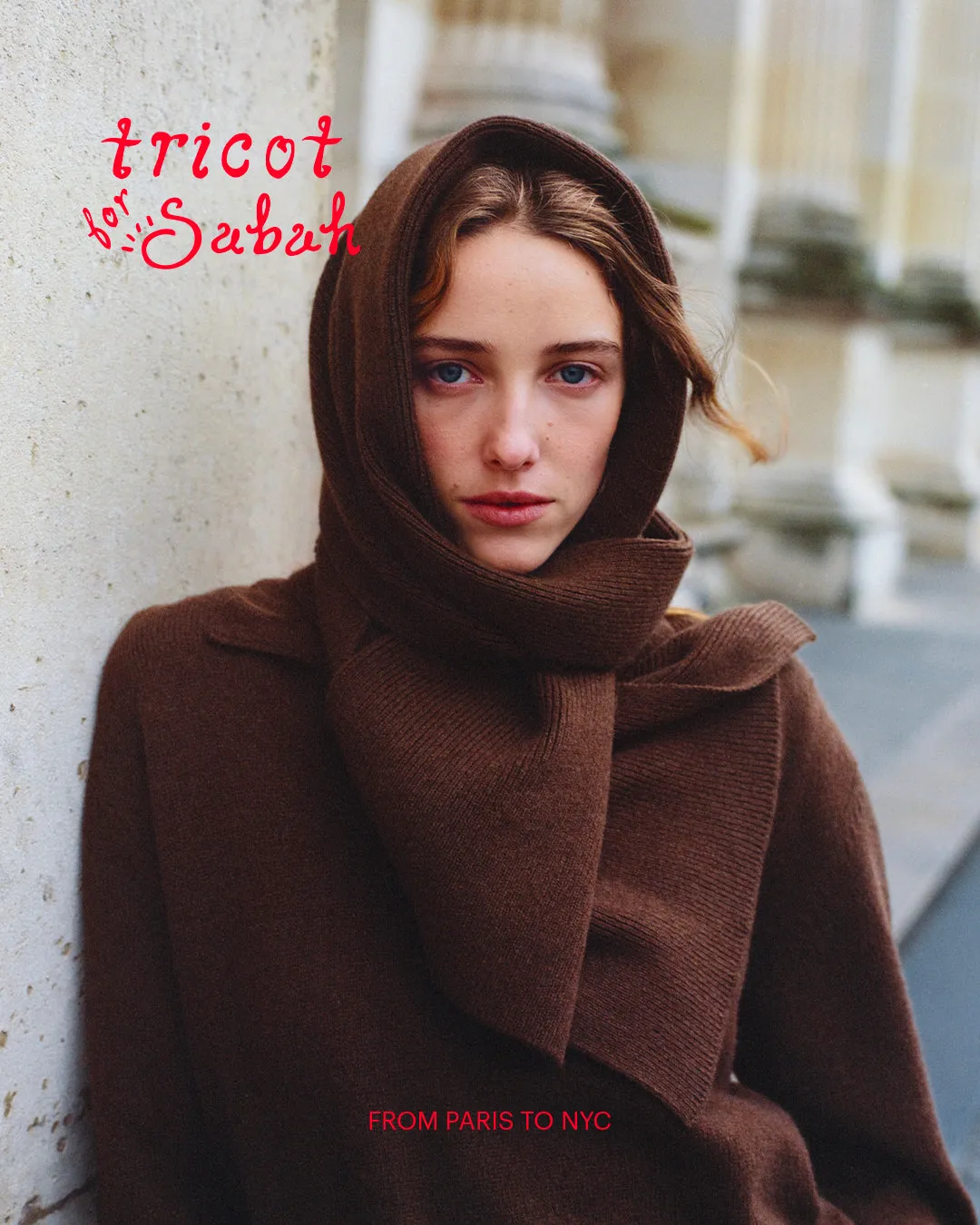 Tricot x Sabah Cashmere Scarf - Marron