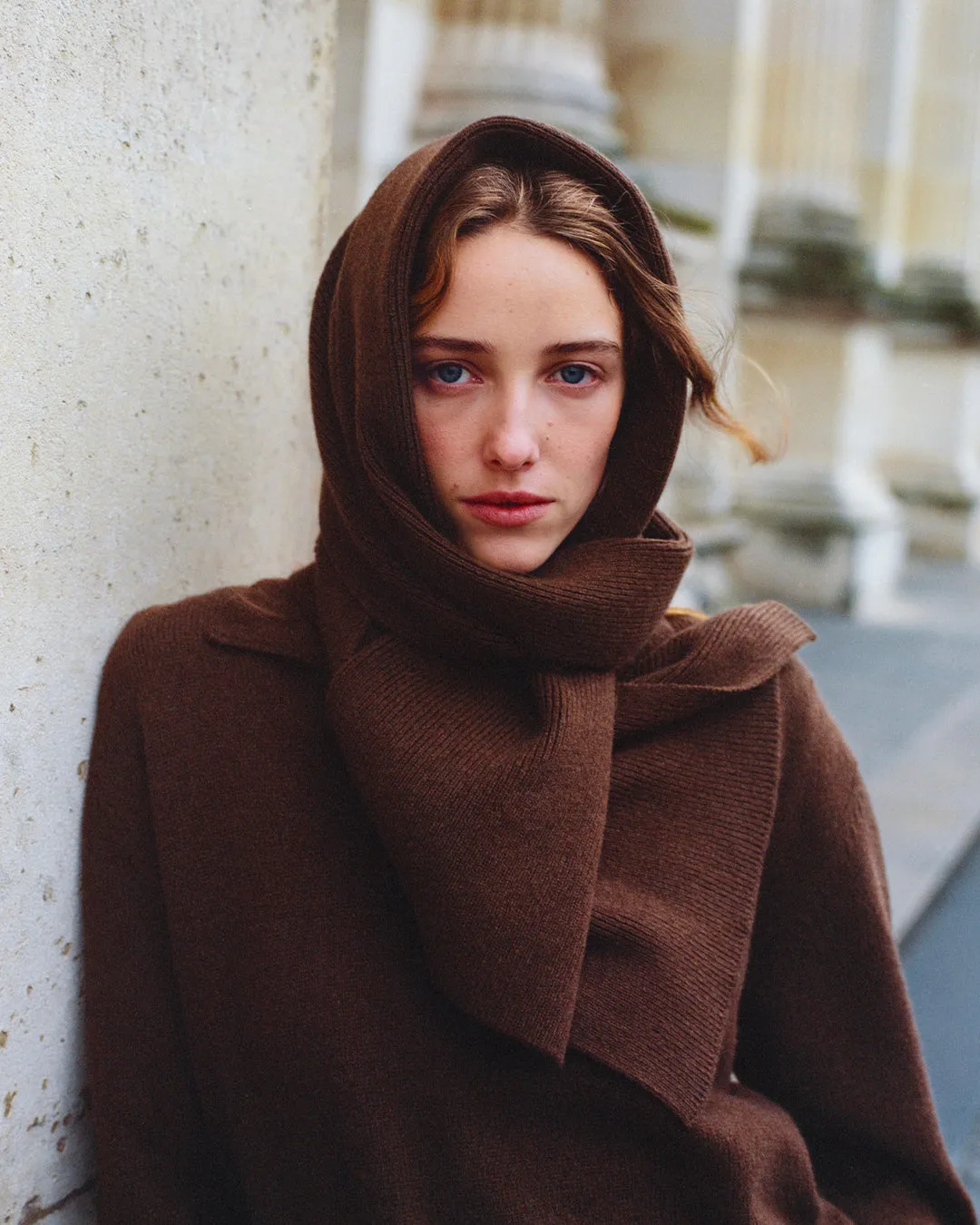 Tricot x Sabah Cashmere Scarf - Marron