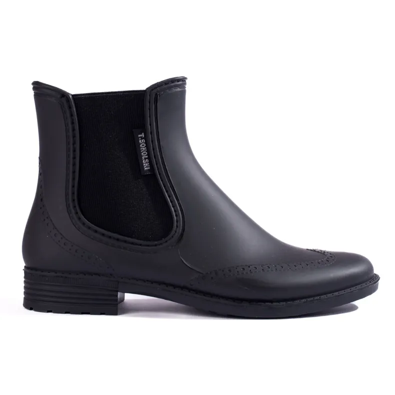 T.Sokolski T. Sokolski women's black galoshes