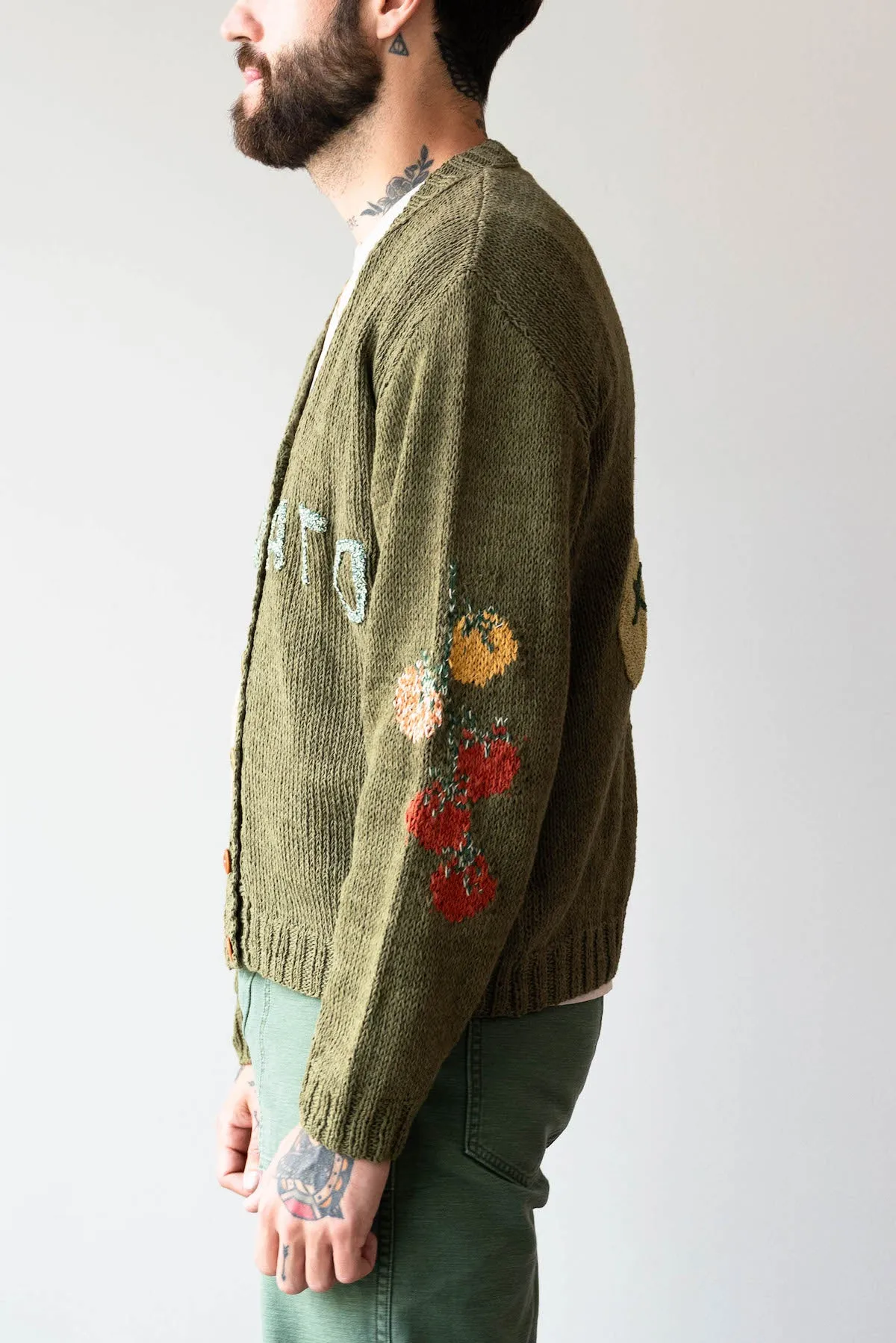 Twinsun Cardigan - Olive Toms