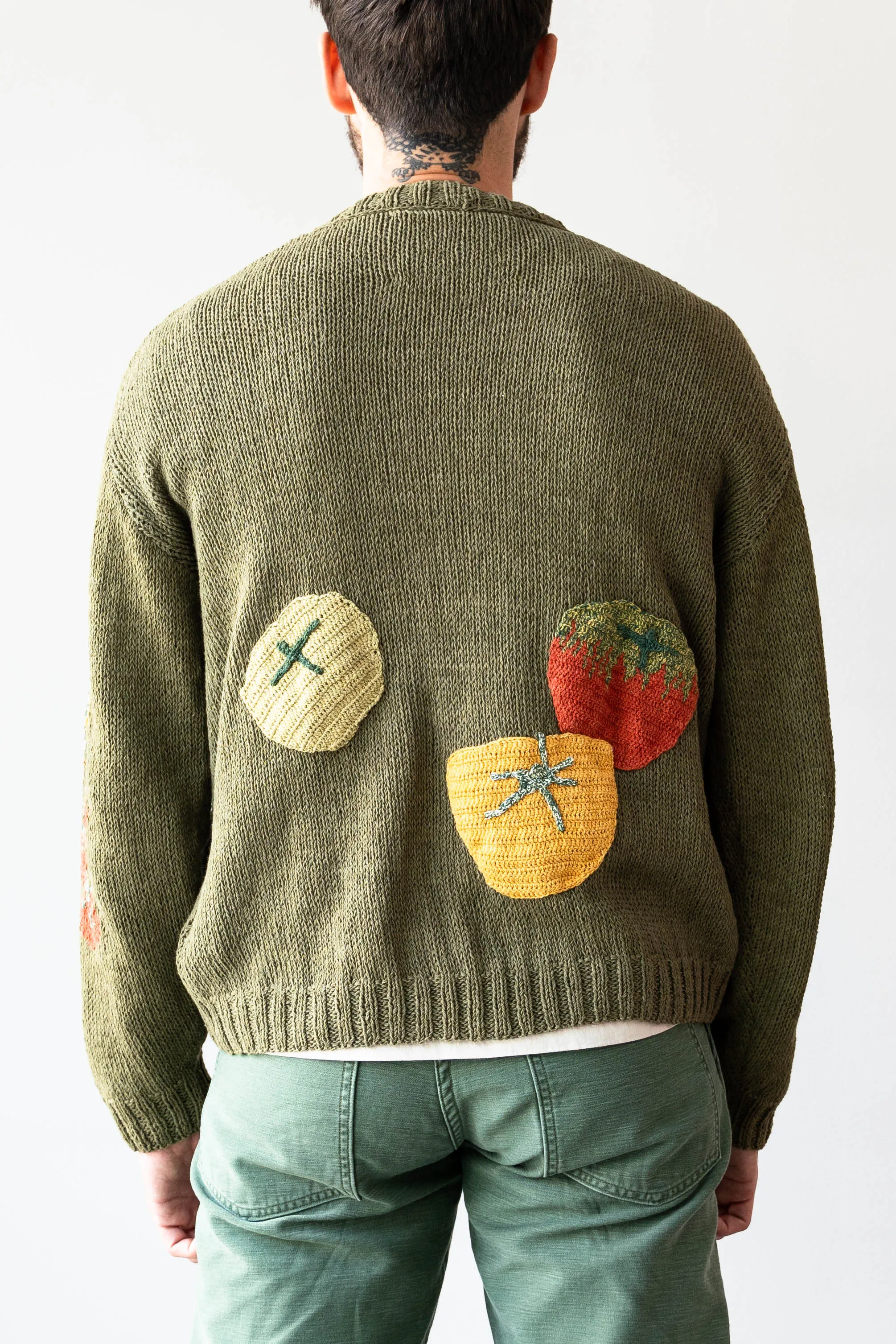 Twinsun Cardigan - Olive Toms