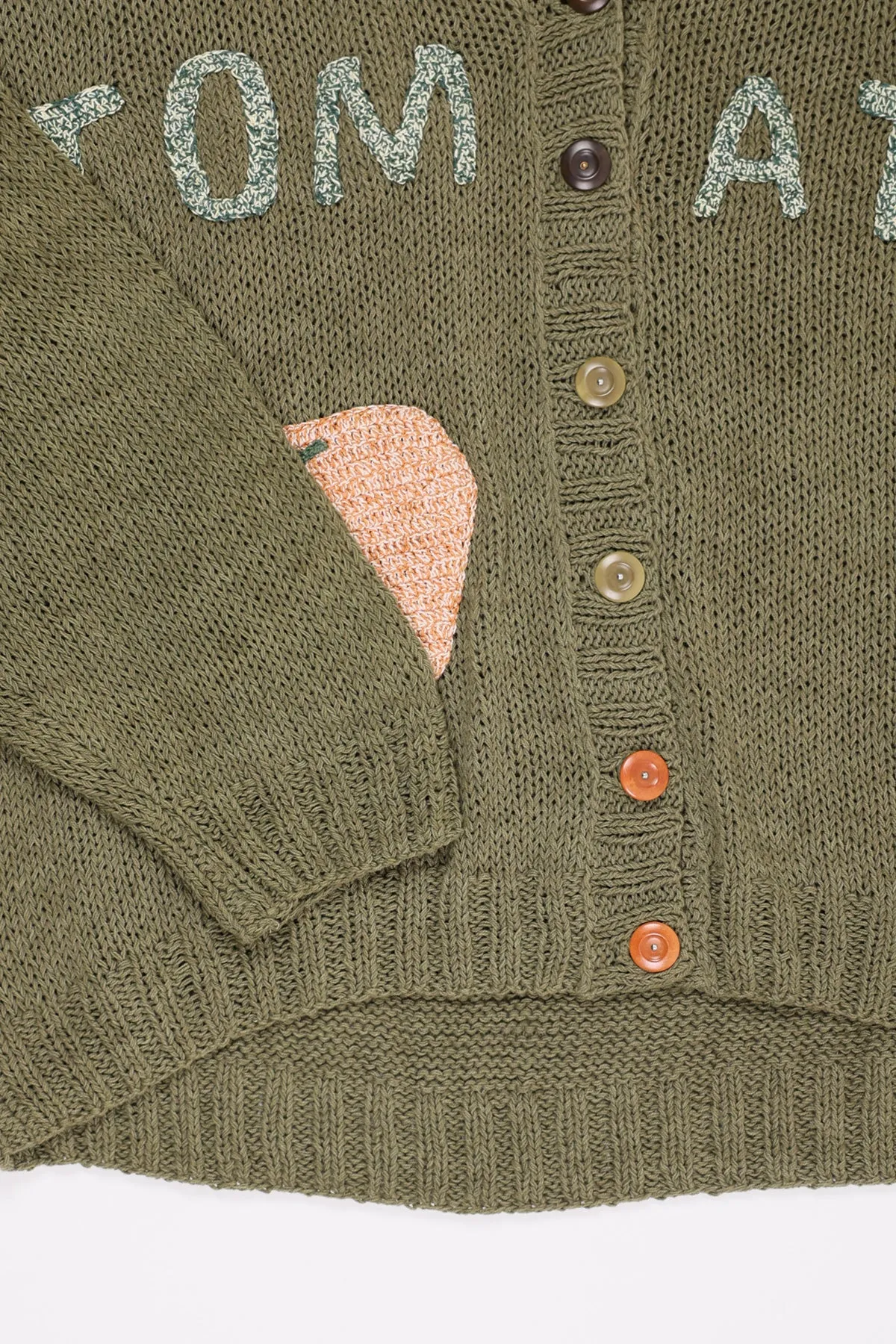 Twinsun Cardigan - Olive Toms