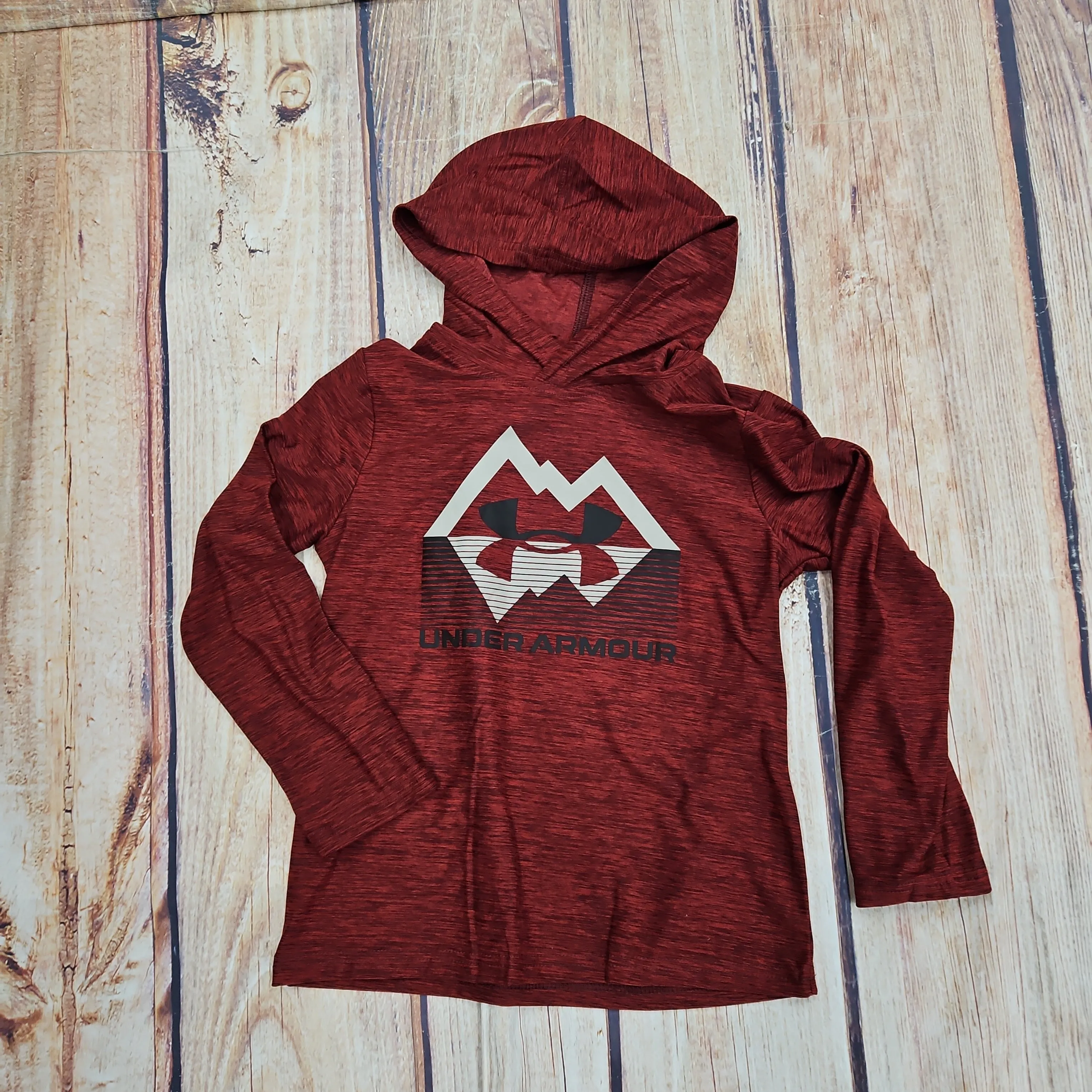 UA BOYS STATURE LOGO CORDOVA HOODIE 601