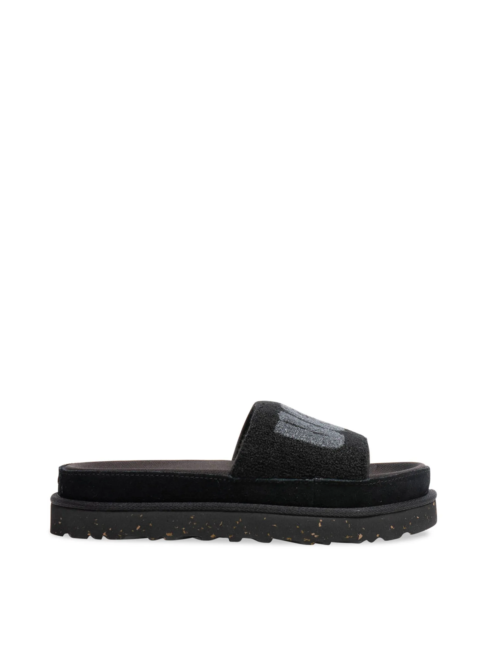 UGG SANDAL W LATON BLACK TERRY