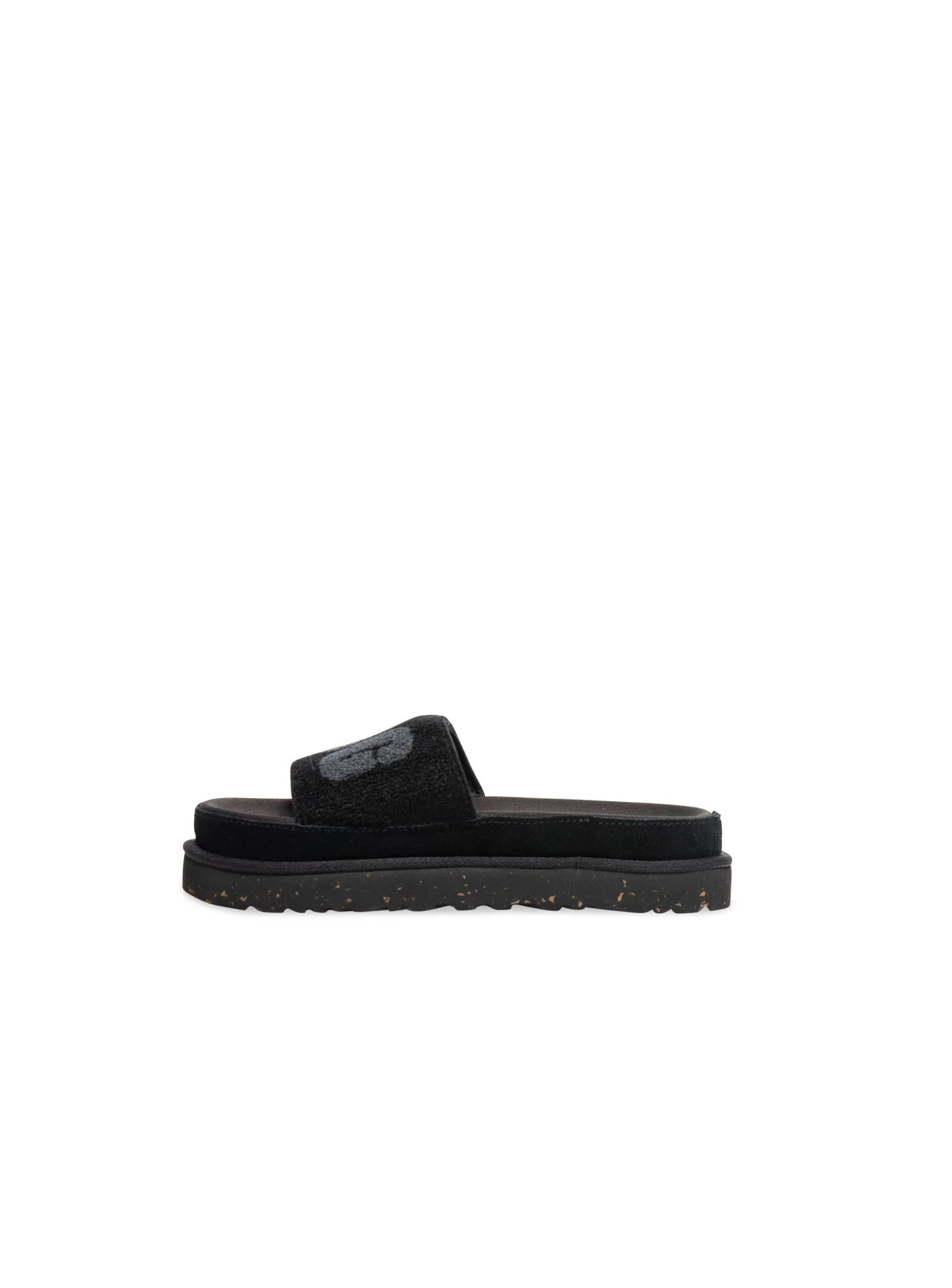 UGG SANDAL W LATON BLACK TERRY