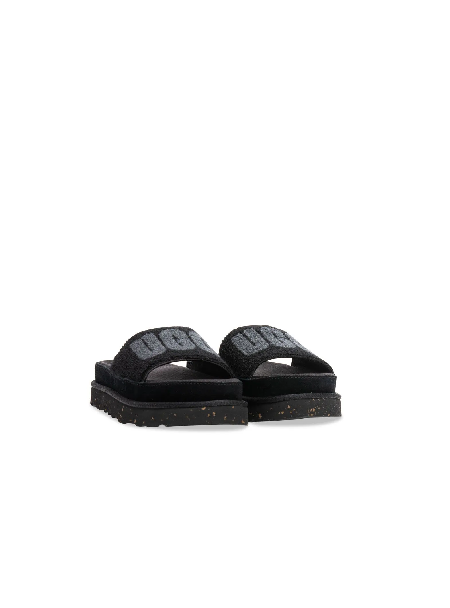 UGG SANDAL W LATON BLACK TERRY