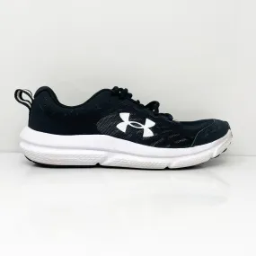 Under Armour Boys Assert 10 3026182-001 Black Running Shoes Sneakers Size 6Y