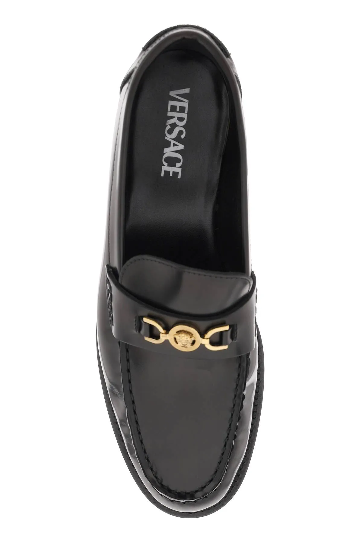 Versace medusa '95 mocassins 1012123 1A08773 BLACK VERSACE GOLD