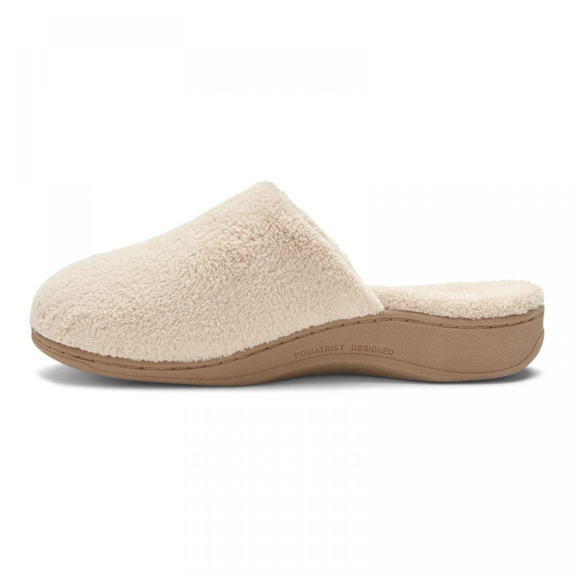 Vionic Womens Gemma Mule Slippers-Tan