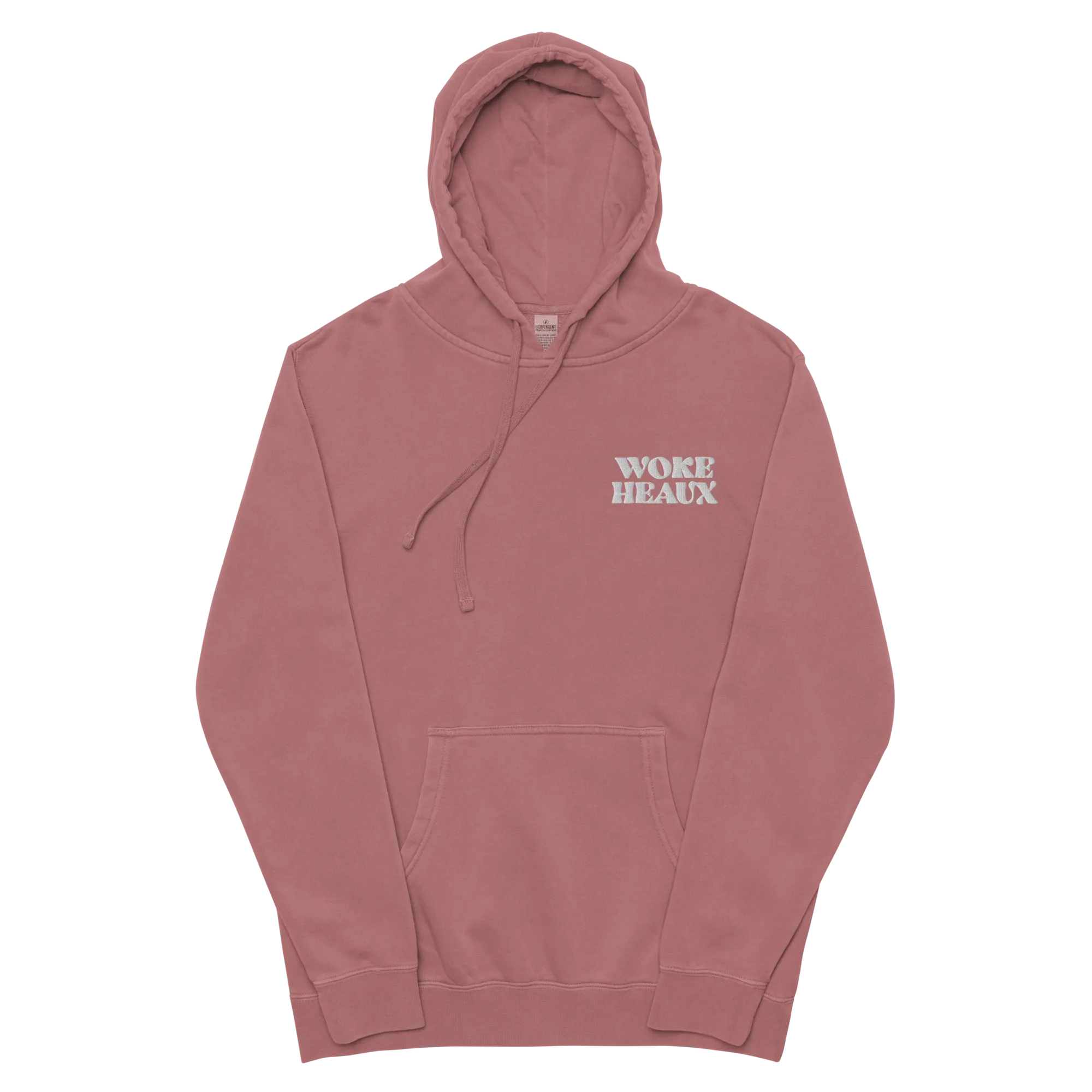 Woke Heaux Pigment-Dyed Hoodie