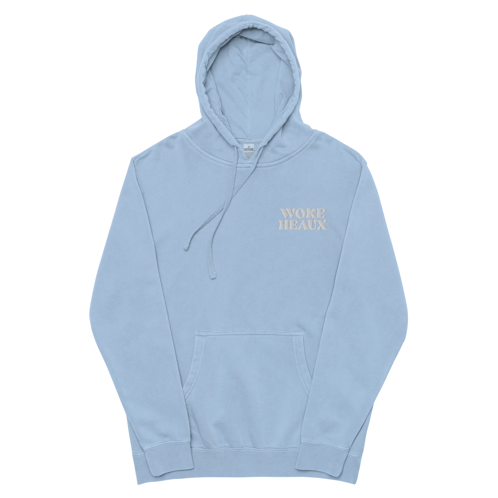 Woke Heaux Pigment-Dyed Hoodie