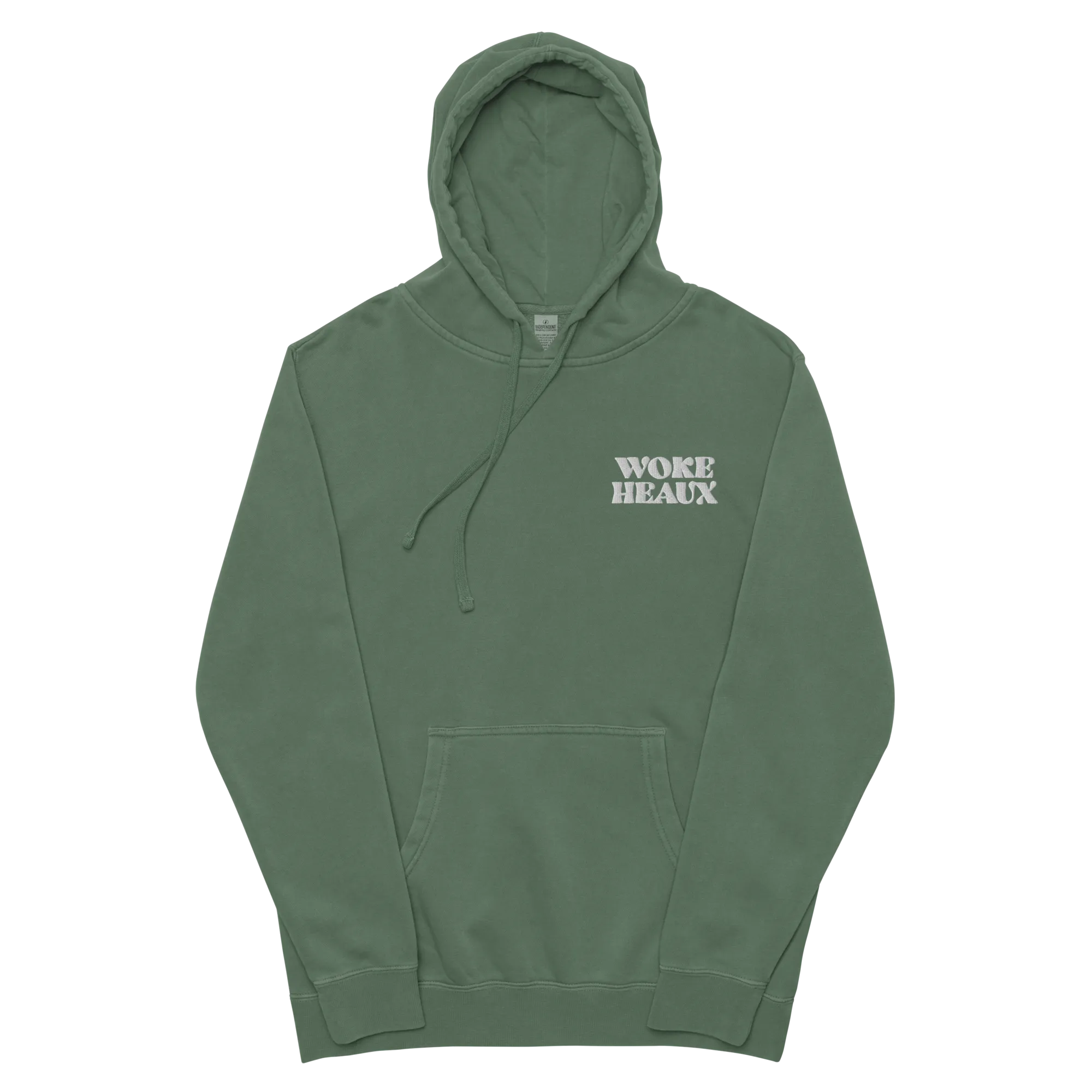 Woke Heaux Pigment-Dyed Hoodie