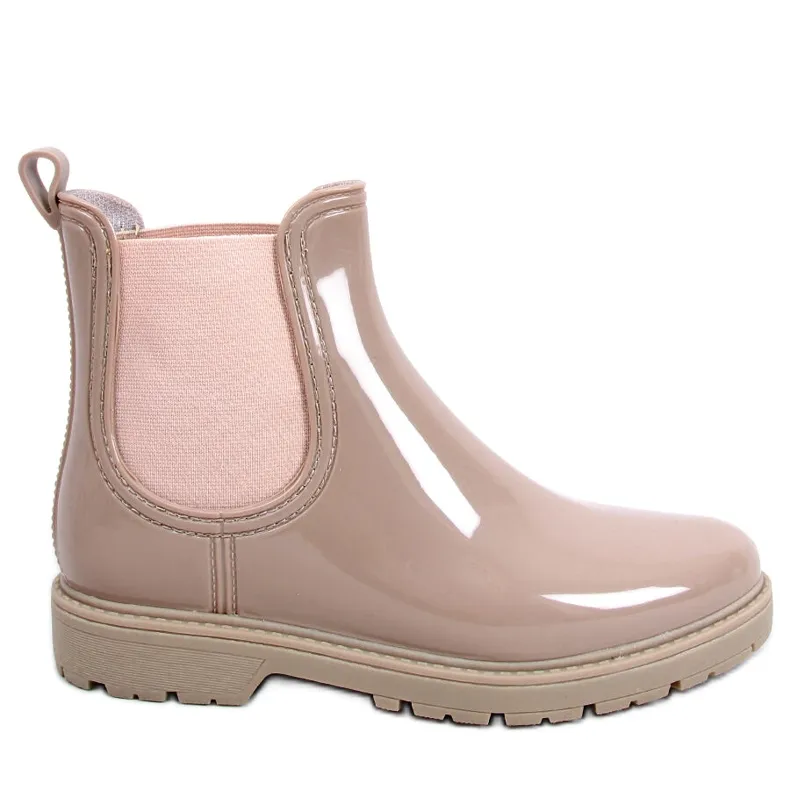 Women's galoshes short Jodhpur boots Essence Beige