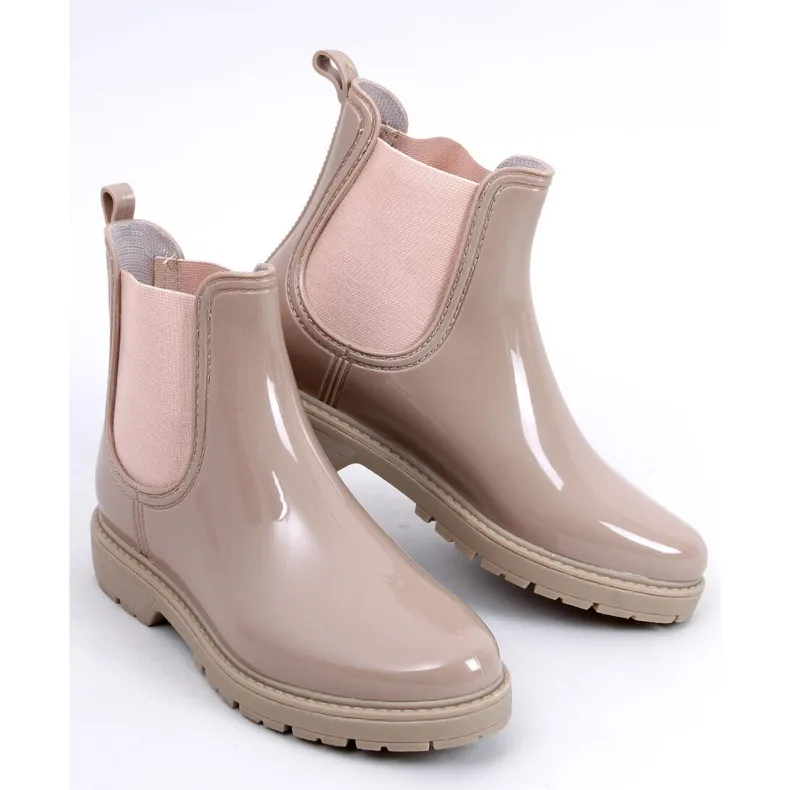 Women's galoshes short Jodhpur boots Essence Beige