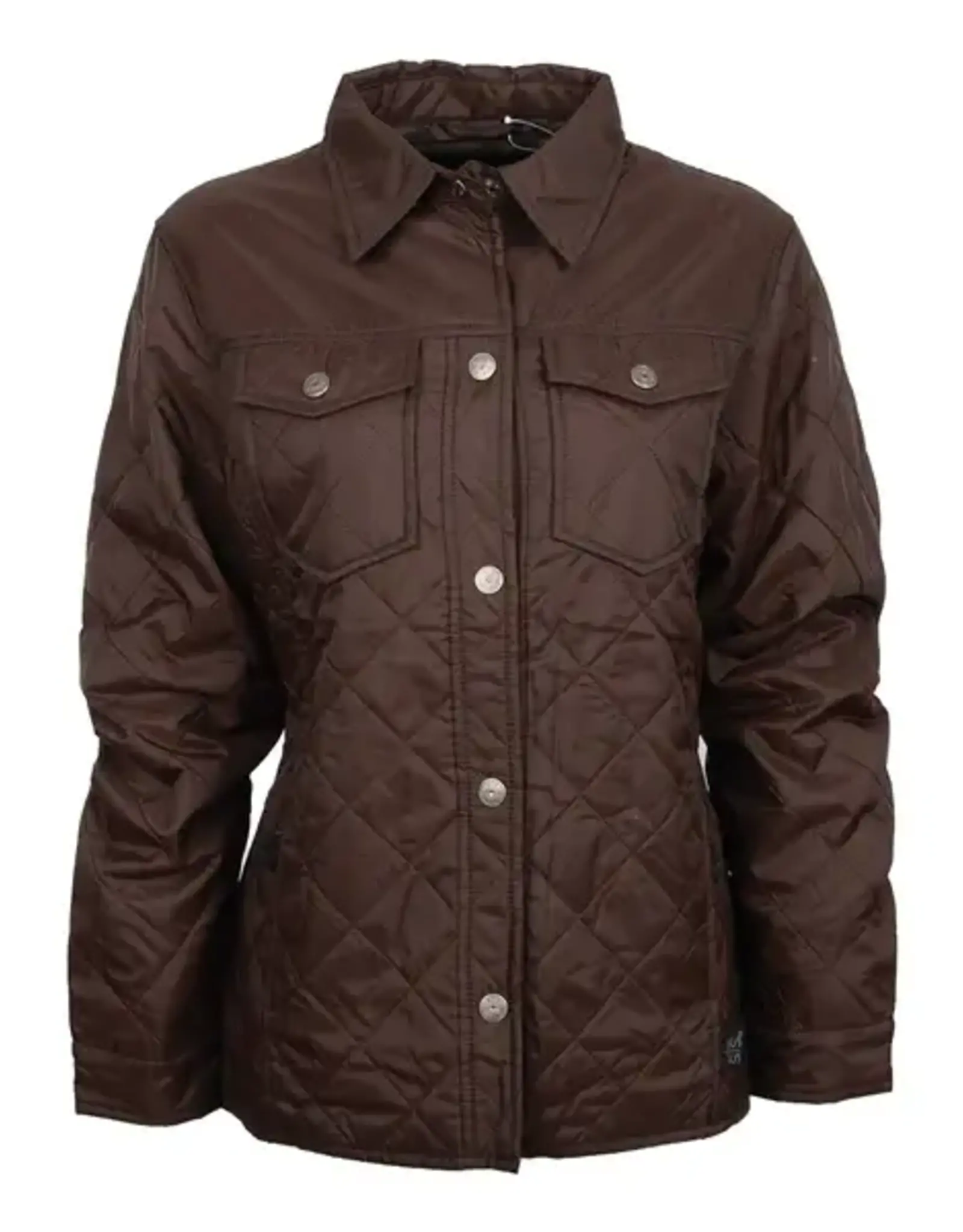 Womens STS Cassidy Chocolate Quilted Western Jacket