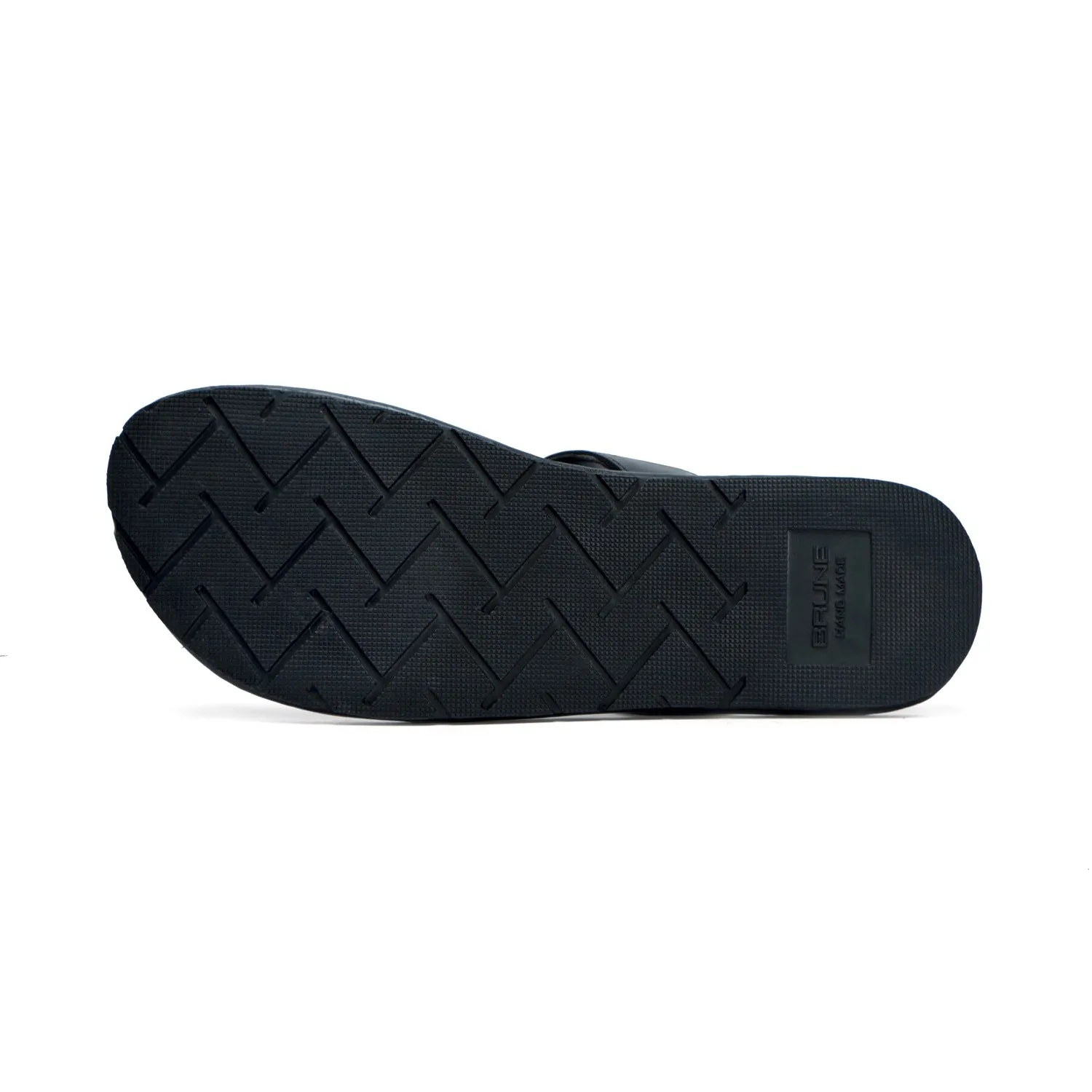 Women's T-Strap Black Slippers